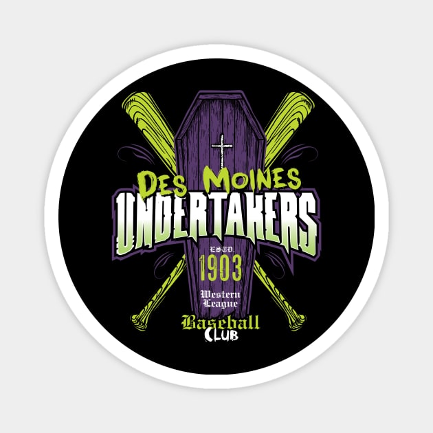 Des Moines Undertakers Magnet by MindsparkCreative